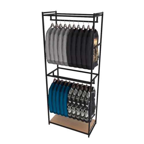 Стеллаж для магазина с полкой цвета дуб сонома A2290-04(ч/дс)