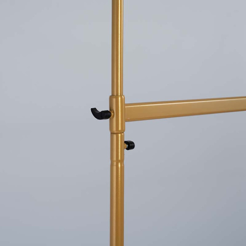 Вешало напольное регулируемое на колесах СТ-311-Л(зол) фото 3