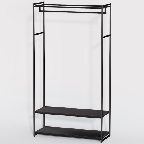 Стеллаж для магазина с черной полкой A22120-09(ч/ч) фото 2