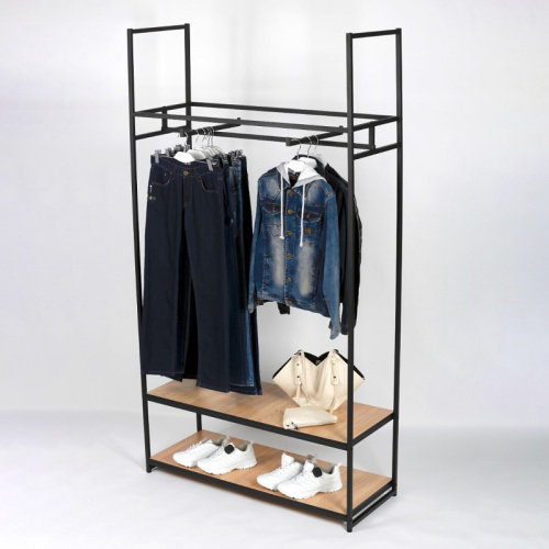 Стеллаж для магазина с полкой цвета дуб сонома A22120-06(ч/дс) фото 2