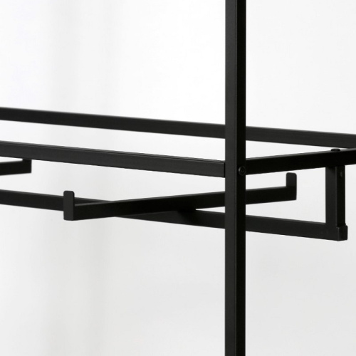Стеллаж для магазина с черной полкой A22120-05(ч/ч) фото 6