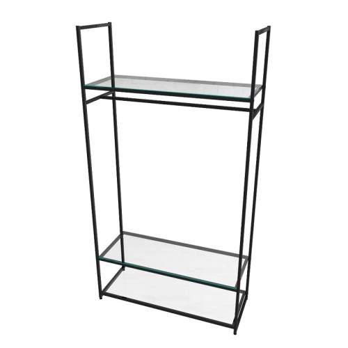 Стеллаж для магазина с полкой из стекла AС22120-14(черн) фото 2 Стеллаж для магазина с полкой из стекла AС22120-14(черн) фото 2