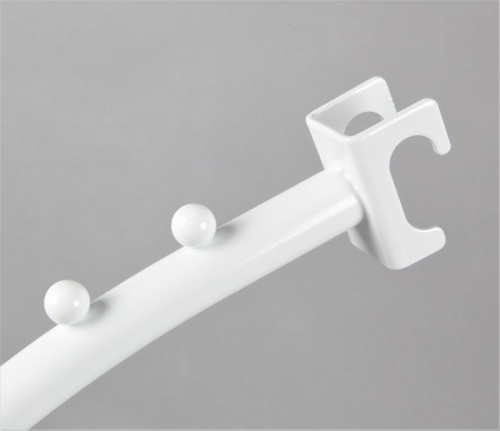 Кронштейн для овальной трубы волнообразный U8502N(бел) фото 2 Кронштейн для овальной трубы волнообразный U8502N(бел) фото 2