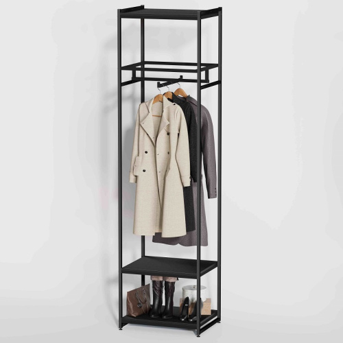 Стеллаж для магазина с черной полкой A2260-12(ч/ч)