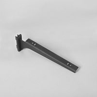 Полкодержатель с двойным зацепом левый Длина: 250 мм Цвет: черный муар