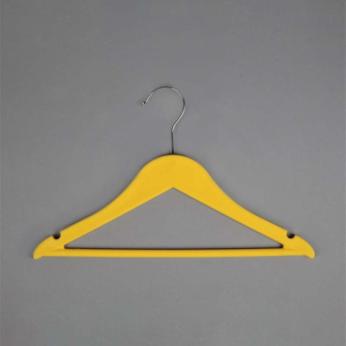 Вешалка-плечики для детской одежды, желтая В-219(желт)