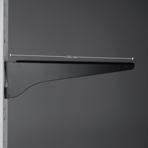 Полкодержатель правый 2247DX-250(черн) фото 2