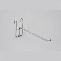 Крючок для решетки хромированный, длина 200 мм 220001