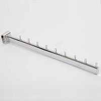 Кронштейн для овальной трубы наклонный, 9 штырьков U7299