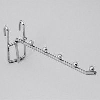 Крючок для решетки хромированный 220011