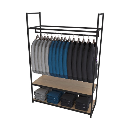 Стеллаж для магазина с полкой цвета дуб сонома A17120-09(ч/дс)