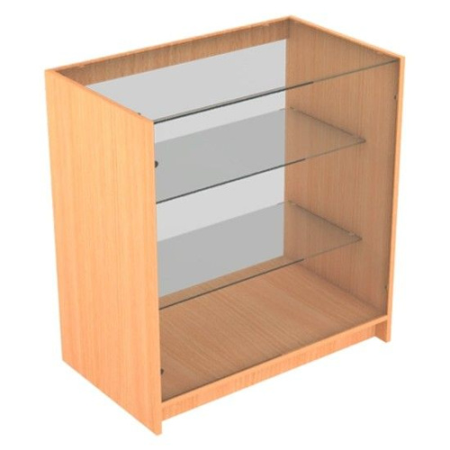 Прилавок с остеклением до цоколя 900х850х500 мм Пр-32-Б