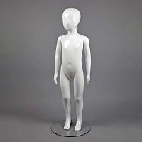 Манекен детский ростовой без лица BAM-1W