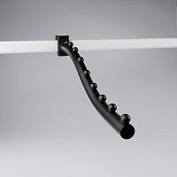 Кронштейн для овальной трубы U8502N(черн)