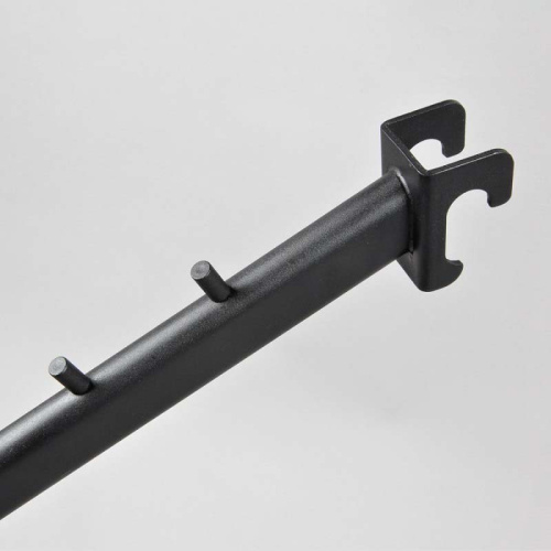 Кронштейн для овальной трубы наклонный U7297N(черн) фото 2