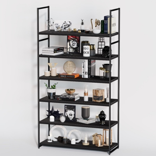 Стеллаж для магазина с черной полкой A22120-20(ч/ч)