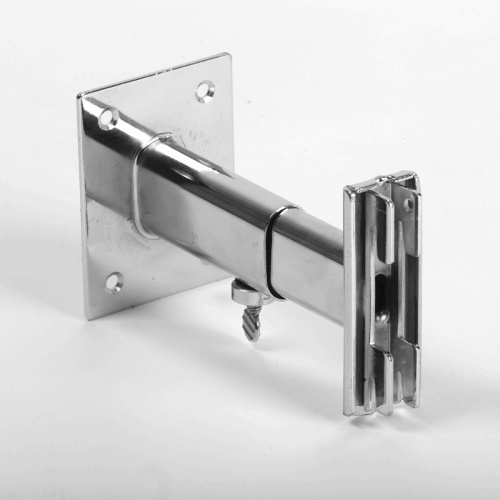 Крепеж на стену регулируемый, хром TP15 фото 2