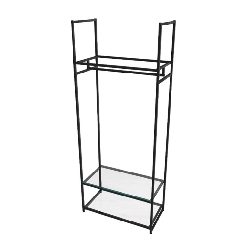 Стеллаж для магазина с полкой из стекла AС2290-07(черн) фото 2