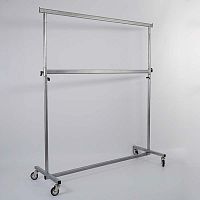 Вешало напольное регулируемое на колесах СТ-311-Л(сер мет)